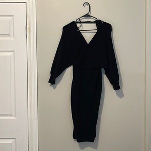 Black Sweater Dress